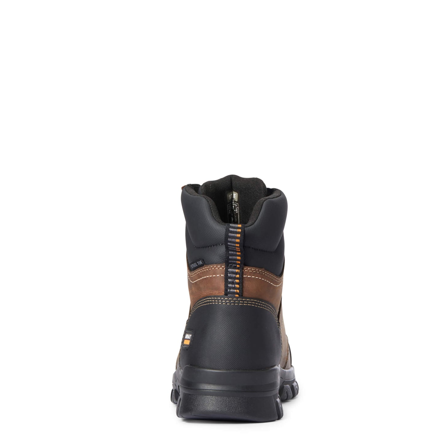 ARIAT TREADFAST 6" STEEL TOE WORK BOOT - MEN'S HEEL