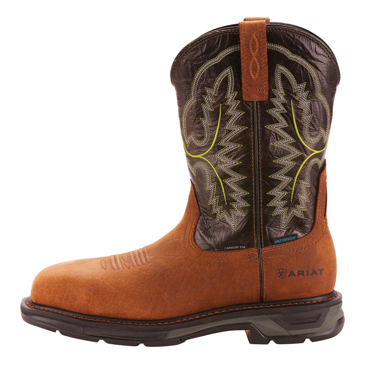 ARIAT WORKHOG XT WATERPROOF CARBON TOE WORK BOOT - MEN'S SIDE 2