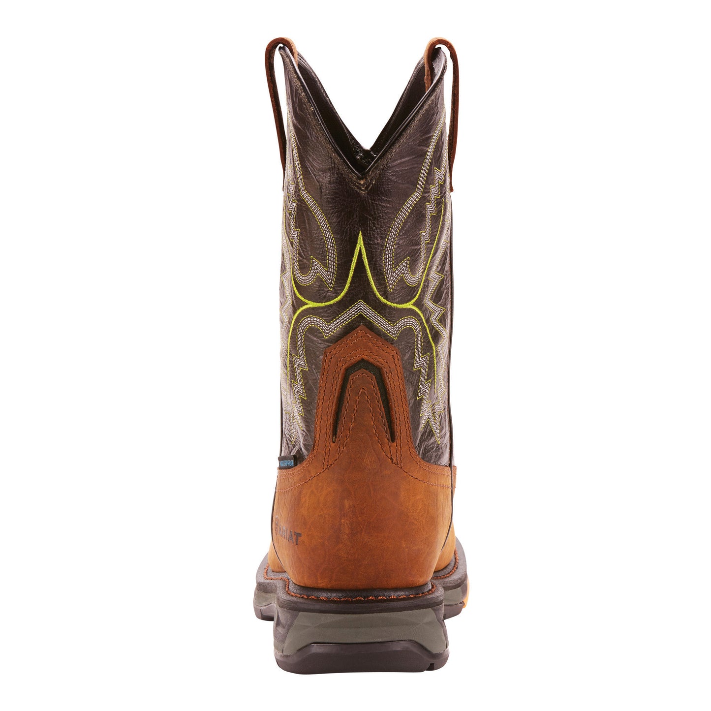 ARIAT WORKHOG XT WATERPROOF CARBON TOE WORK BOOT - MEN'S HEEL