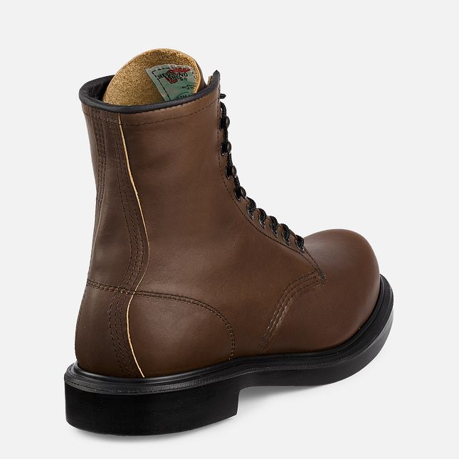 RED WING SHOES SUPERSOLE® 8-INCH SOFT TOE BOOT - MEN'S_HEEL