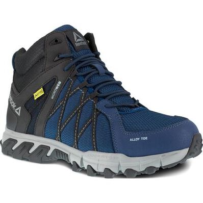 REEBOK TRAILGRIP WORK INTERNAL METATARSAL ALLOY TOE MID ATHLETIC HIKER - MEN'S