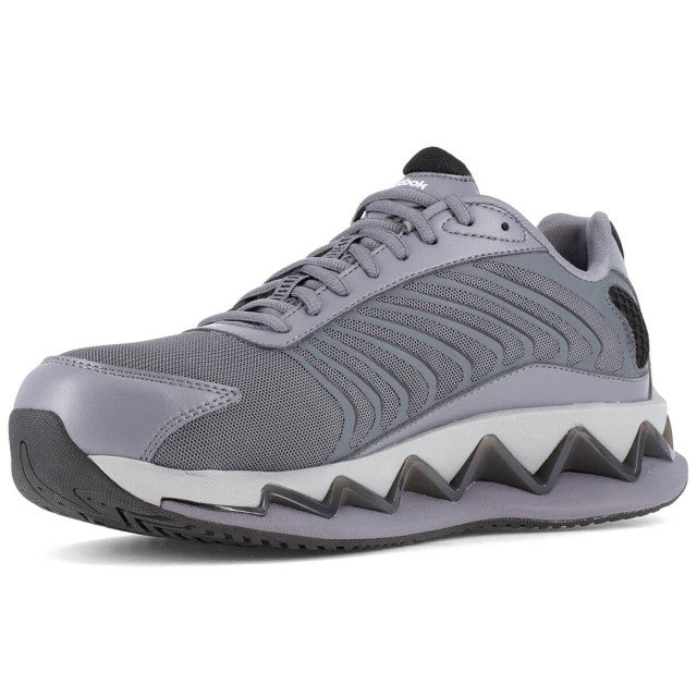 REEBOK ZIG ELUSION HERITAGE LOW CUT WORK COMPOSITE TOE SHOES - MEN'S