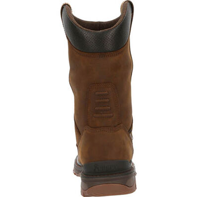 ROCKY CARBON 6 CARBON TOE WATERPROOF WESTERN WORK BOOT - MEN'S_BACK
