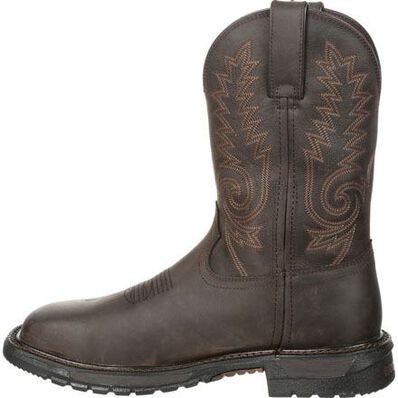 ROCKY ORIGINAL RIDE FLX STEEL TOE WATERPROOF WESTERN BOOT - MEN'S_SIDE 2