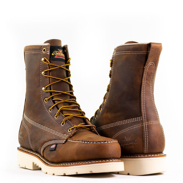 THOROGOOD AMERICAN HERITAGE – 8″ TRAIL CRAZYHORSE SAFETY TOE – MOC TOE MAXWEAR90™ -MEN'S