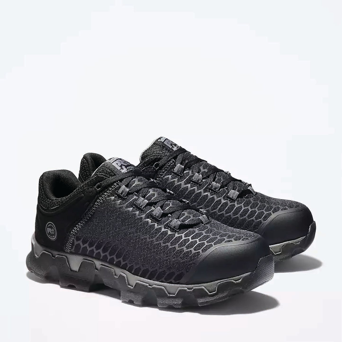 TIMBERLAND PRO® POWERTRAIN SPORT ALLOY TOE WORK SNEAKER - MEN'S - BLACK RIPSTOP NYLON - TB0A1B6U001 - PAIR