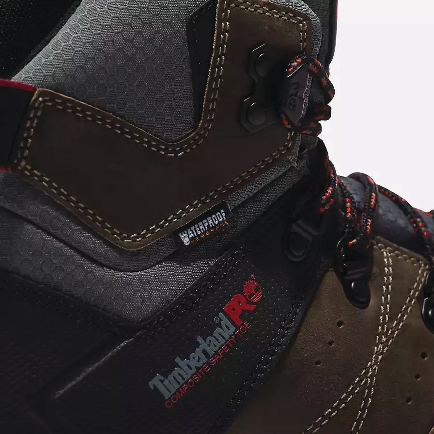 Timberland PRO® Switchback Waterproof Comp-Toe Work Hikers - Mens - TB0A5SZ3214 - DETAIL SHOT