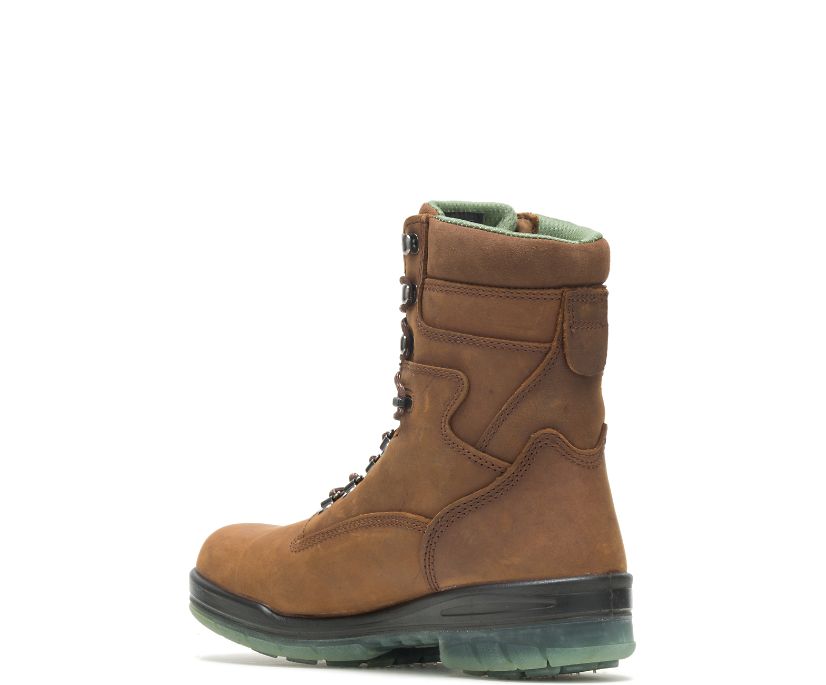 WOLVERINE I-90 DURASHOCKS® WATERPROOF INSULATED STEEL TOE 8" WORK BOOT - MEN’S_HEEL