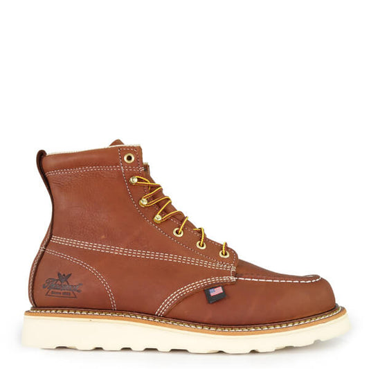 THOROGOOD AMERICAN HERITAGE – 6″ TOBACCO MOC TOE – MAXWEAR WEDGE™ - MEN'S_SIDE