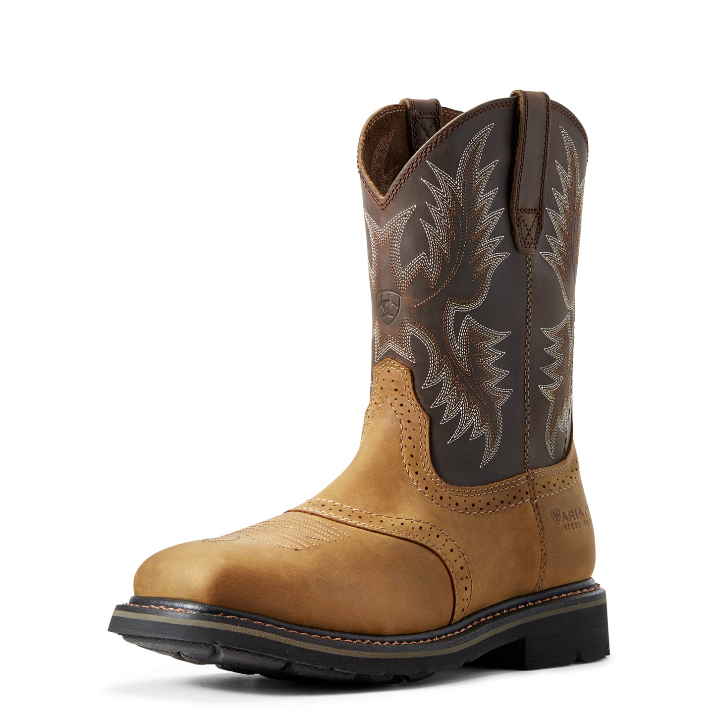 ARIAT SIERRA WIDE SQUARE TOE STEEL TOE WORK BOOT - MEN'S