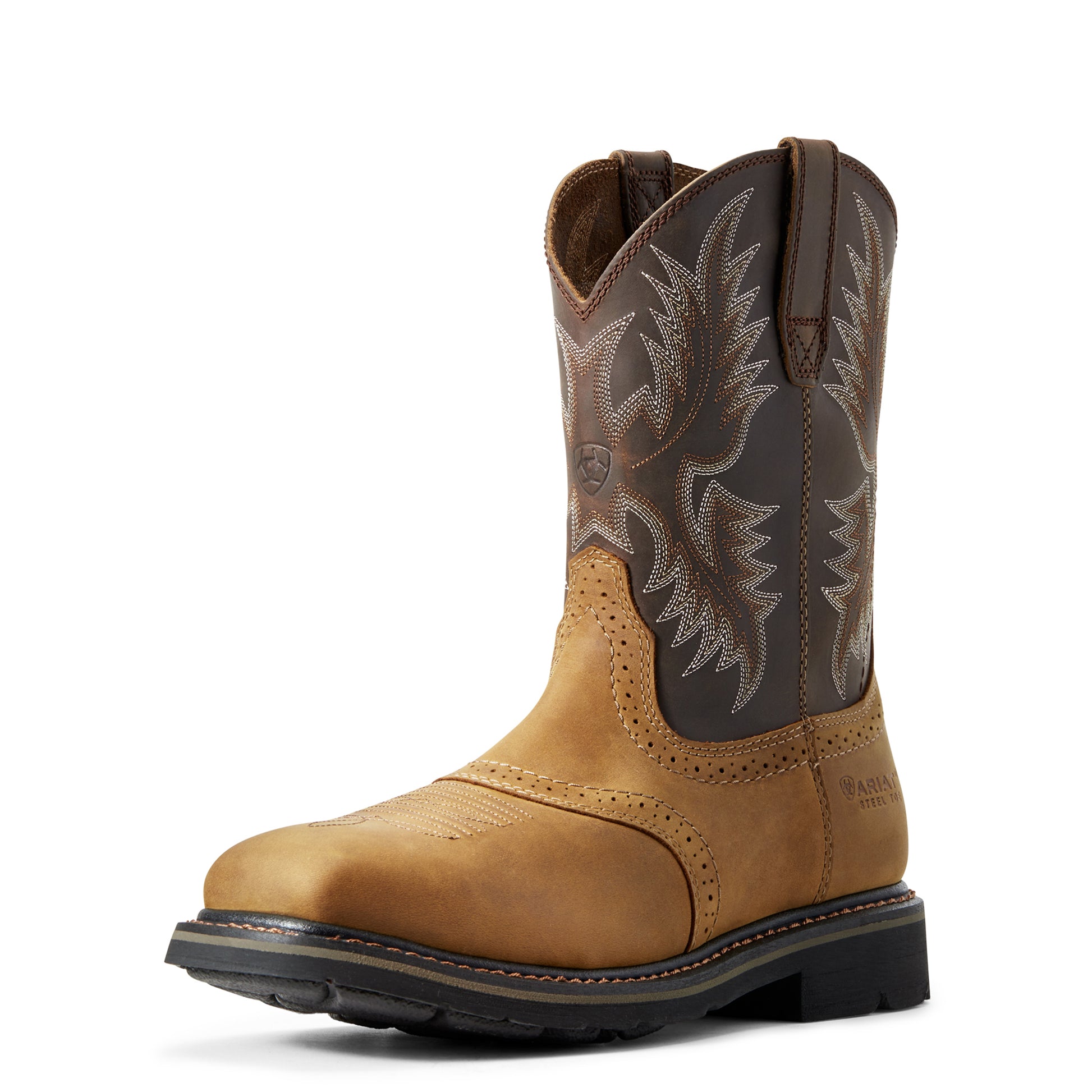 ARIAT SIERRA WIDE SQUARE TOE STEEL TOE WORK BOOT - MEN'S