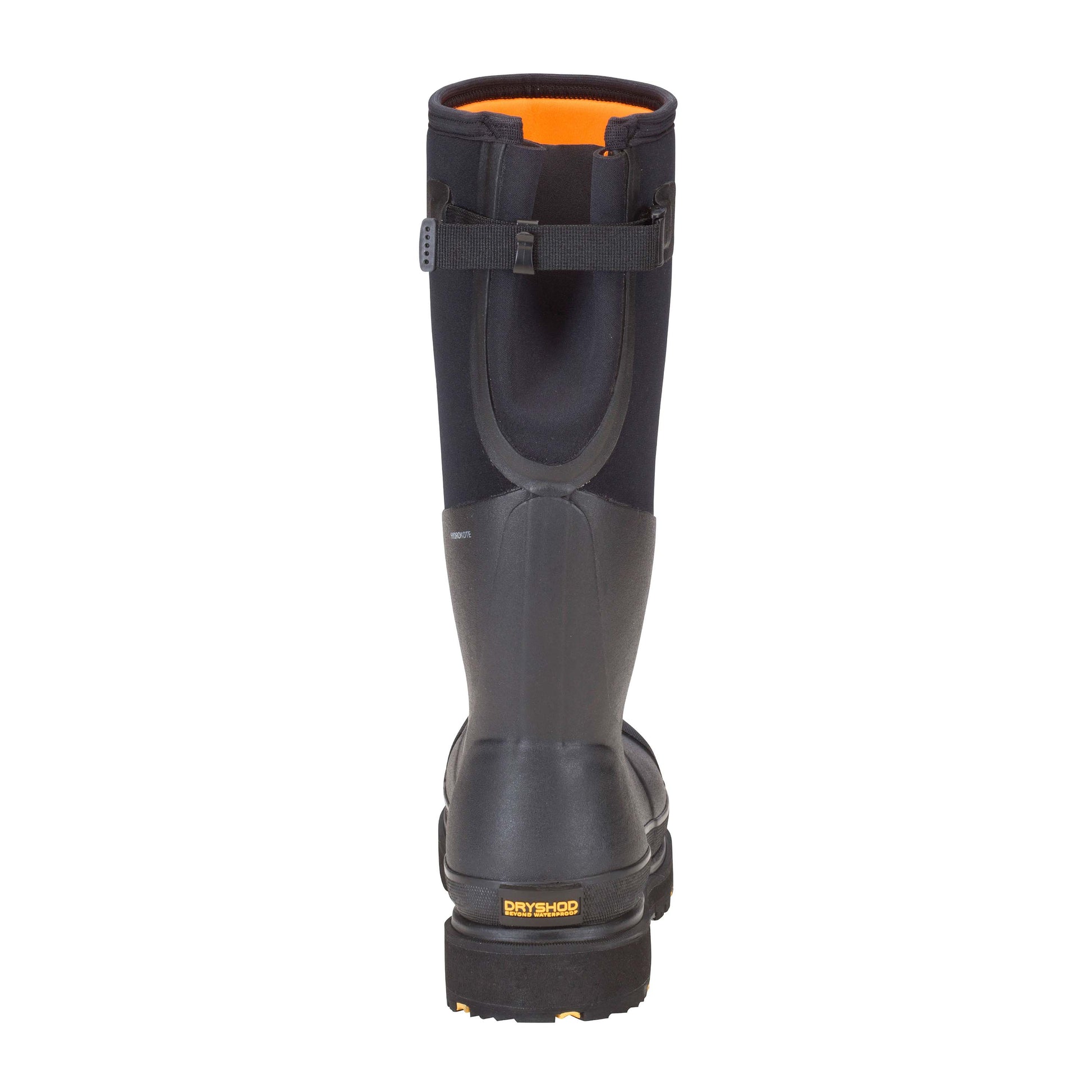 DRYSHOD WATERPROOF STEEL TOE WORK BOOT WITH ADJUSTABLE GUSSET - MEN'S_BACK