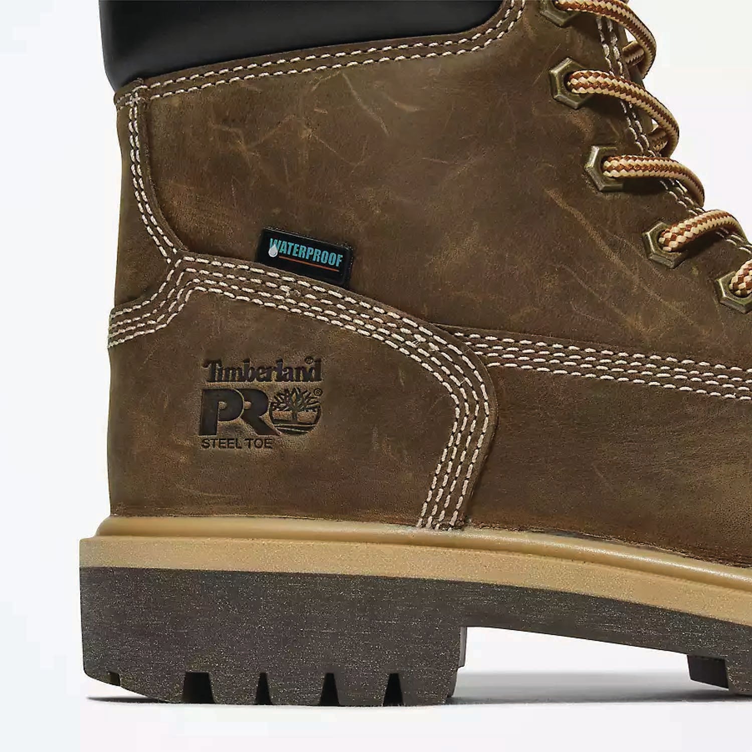 Direct Attach 6" Steel Toe Waterproof Work Boot - Womens - TB0A2QX7214 - DETAIL SHOT