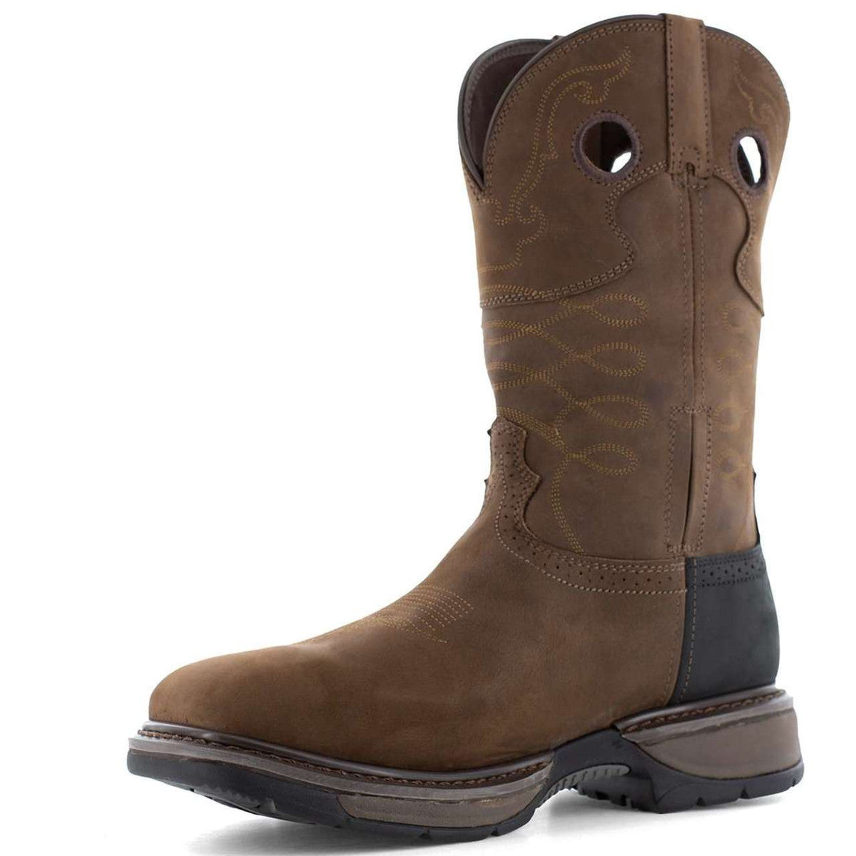 FRYE SAFETY-CRAFTED 10" WESTERN INTERNAL MET GUARD EH STEEL TOE BOOT - MEN'S