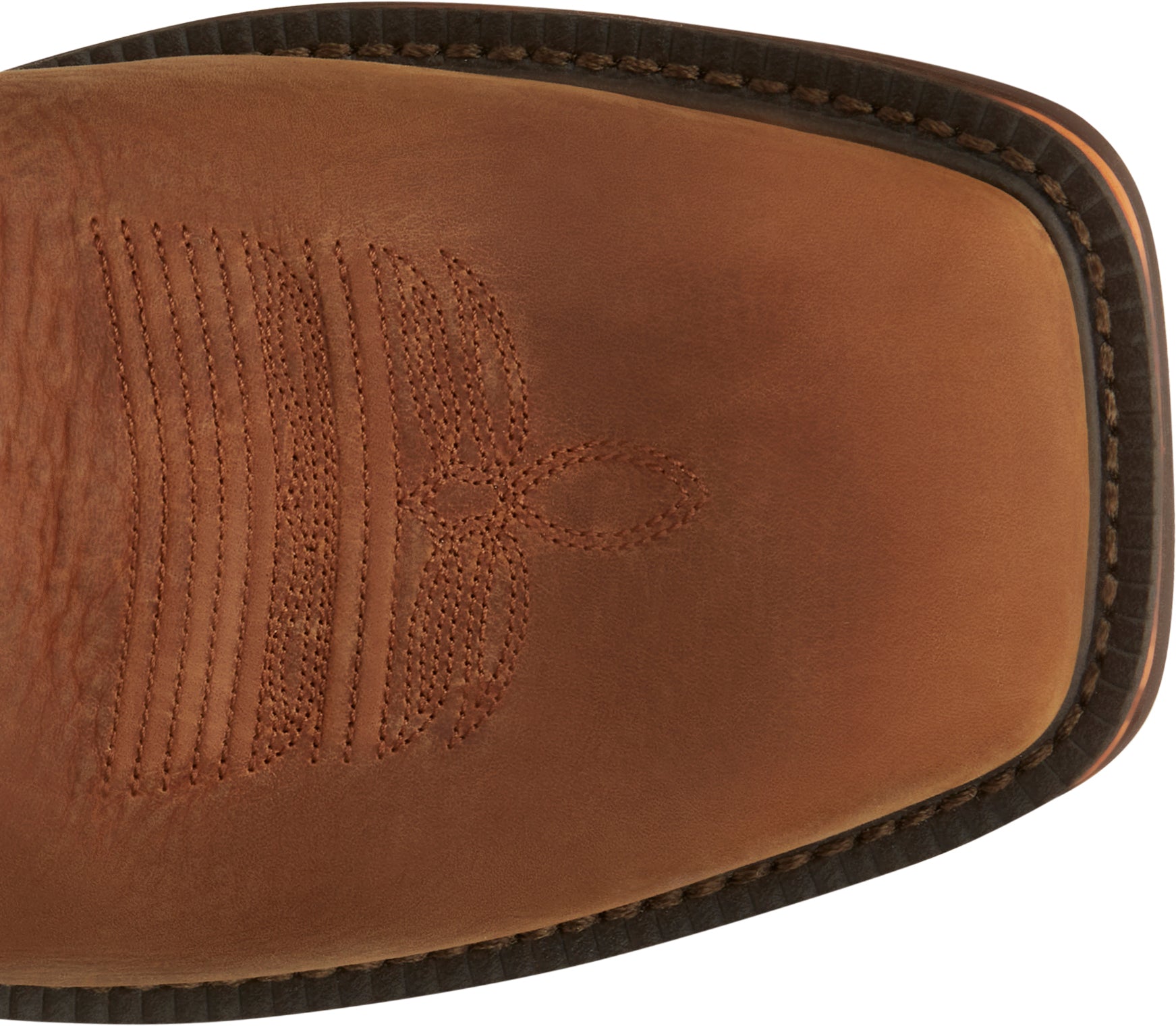 JUSTIN COMMANDER RESISTOR™ RUSSET BROWN NANO COMP TOE WORK BOOT - MEN'S_TOE