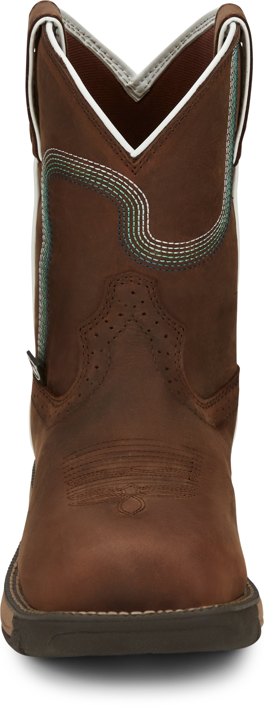JUSTIN RUSH 8" COMPOSITE TOE WATERPROOF WORK BOOT - WOMEN'S_FRONT