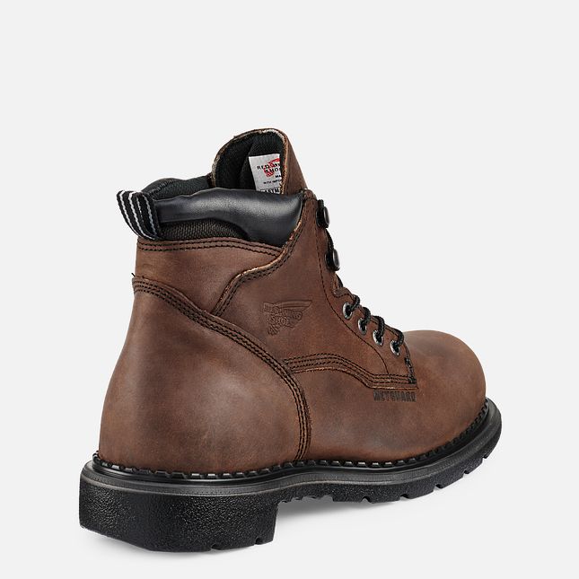 RED WING SHOES SUPERSOLE® 6-INCH WATERPROOF SAFETY TOE METGUARD BOOT - MEN'S_HEEL