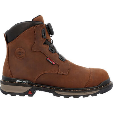 ROCKY RAMS HORN BOA COMPOSITE TOE WATERPROOF WORK BOOT - MEN'S_SIDE