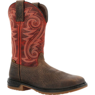 ROCKY WORKSMART 11" COMPOSITE TOE WATERPROOF WESTERN BOOT - MEN'S