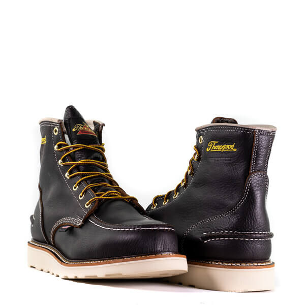 THOROGOOD 1957 SERIES – WATERPROOF – 6″ BRIAR PITSTOP SAFETY TOE – MOC TOE MAXWEAR WEDGE™ - MEN'S_PAIR 2