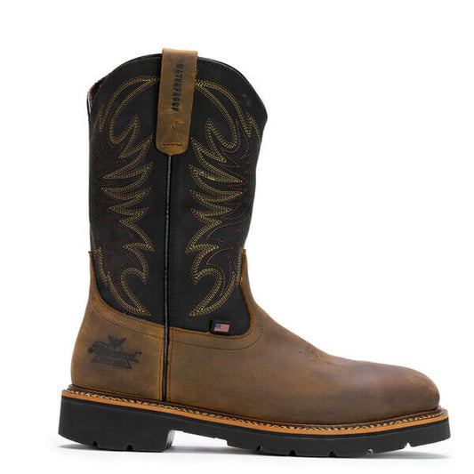 THOROGOOD AMERICAN HERITAGE SQUARE TOE WELLINGTON – WATERPROOF – 11″ SAFETY TOE BOOT - MEN'S_SIDE