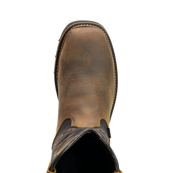 THOROGOOD AMERICAN HERITAGE SQUARE TOE WELLINGTON – WATERPROOF – 11″ SAFETY TOE BOOT - MEN'S_TOE