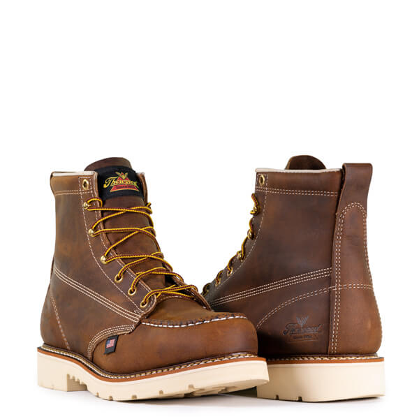 THOROGOOD AMERICAN HERITAGE – 6″ TRAIL CRAZYHORSE SAFETY TOE – MOC TOE MAXWEAR 90™ BOOT - MEN'S_PAIR