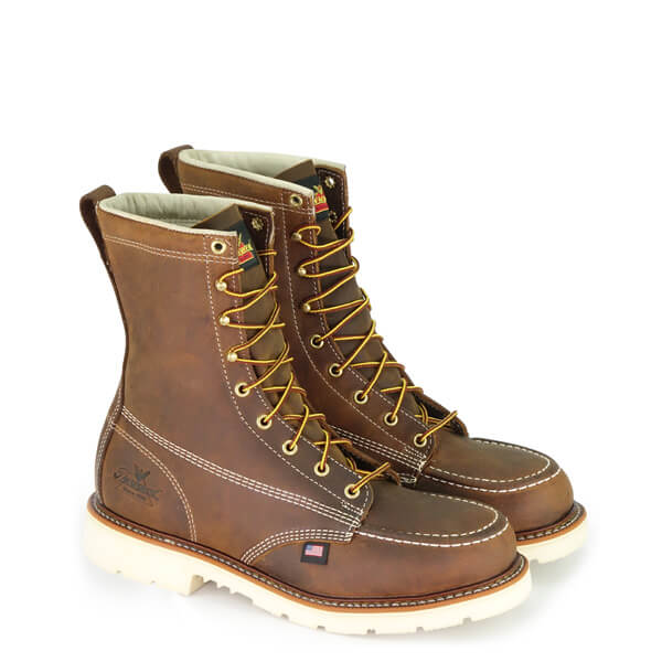 THOROGOOD AMERICAN HERITAGE – 8″ TRAIL CRAZYHORSE SAFETY TOE – MOC TOE MAXWEAR90™ -MEN'S