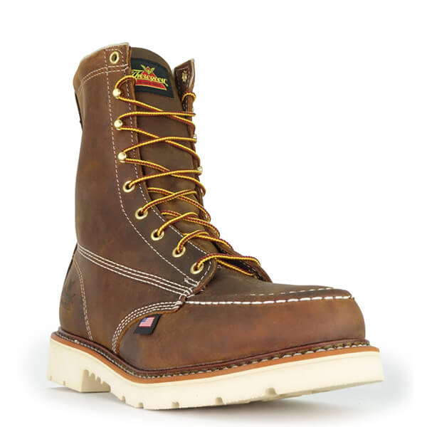 THOROGOOD AMERICAN HERITAGE – 8″ TRAIL CRAZYHORSE SAFETY TOE – MOC TOE MAXWEAR90™ -MEN'S