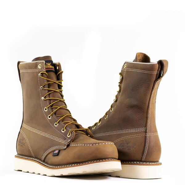 THOROGOOD AMERICAN HERITAGE – 8″ TRAIL CRAZYHORSE SAFETY TOE – MOC TOE MAXWEAR WEDGE™ - MEN'S_PAIR 2