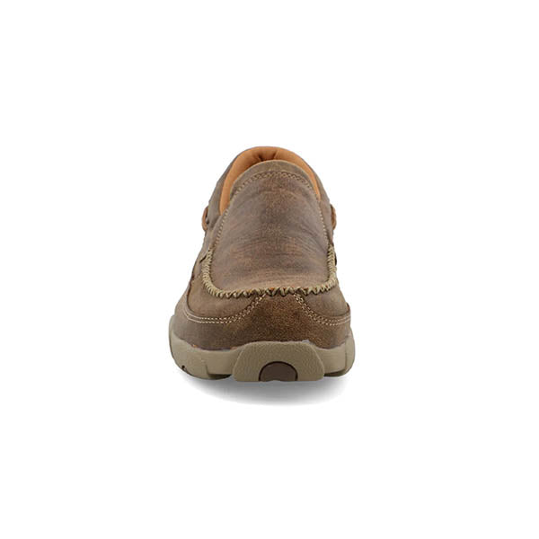 TWISTED X WORK SLIP-ON DRIVING MOC - MEN'S_FRONT