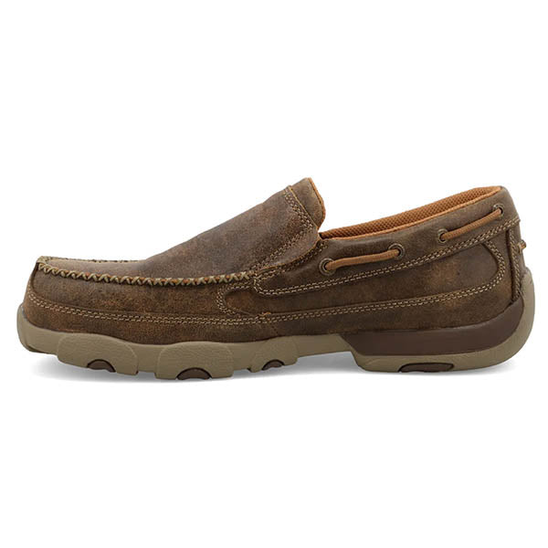 TWISTED X WORK SLIP-ON DRIVING MOC - MEN'S_SIDE 2