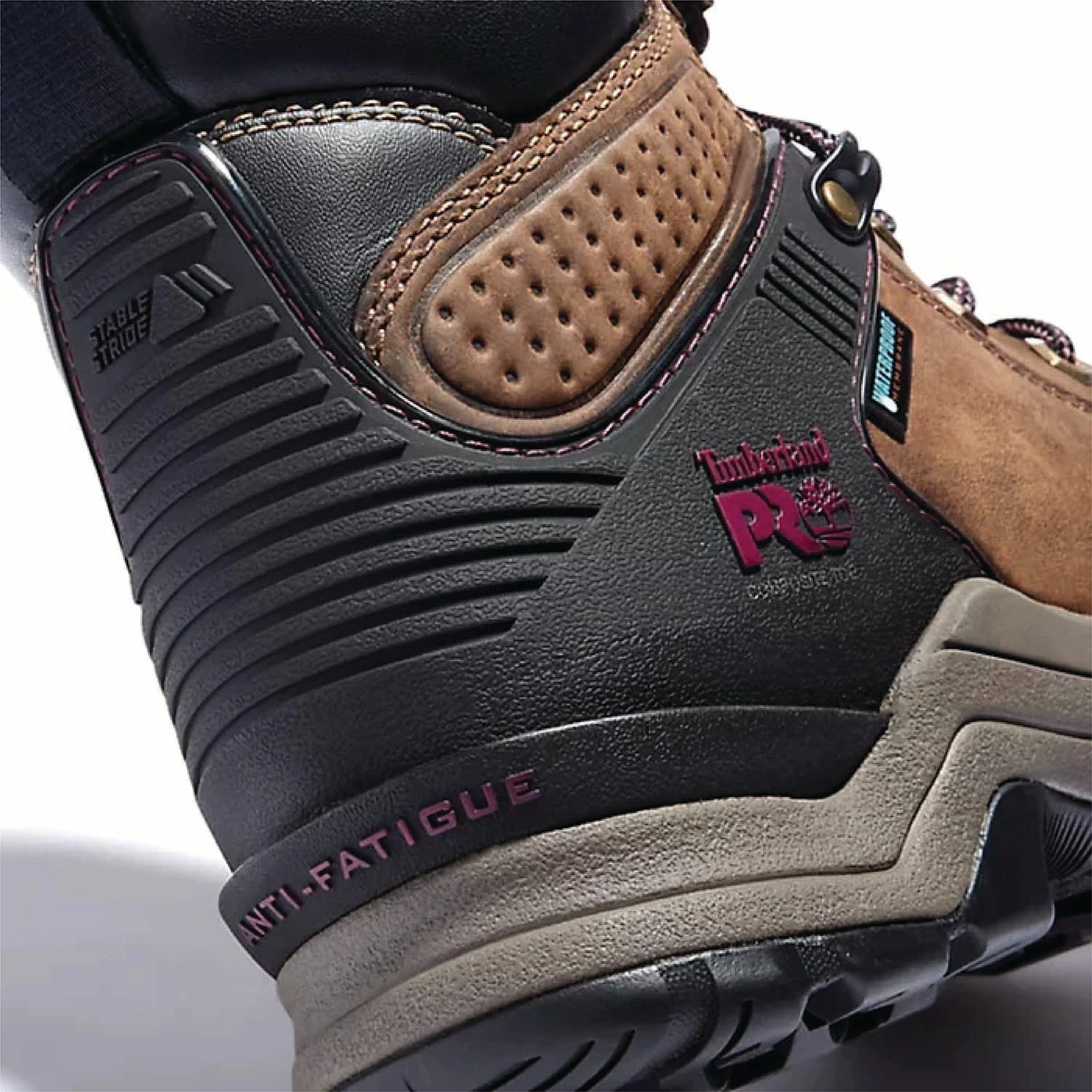 Timberland Pro Hypercharge 6" Comp Toe WP Work Boot - Womens - TB0A24W8214 - DETAIL SHOT